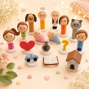 Kit A - Bonecos para Constelações Familiares
